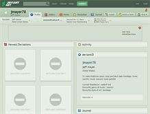 Tablet Screenshot of jmayer78.deviantart.com