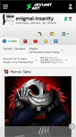 Mobile Screenshot of enigmal-insanity.deviantart.com