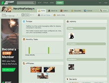 Tablet Screenshot of naruhinafantasy.deviantart.com