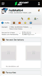 Mobile Screenshot of nudekaito4.deviantart.com