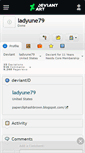 Mobile Screenshot of ladyune79.deviantart.com