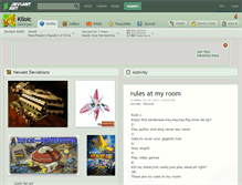 Tablet Screenshot of kiloic.deviantart.com