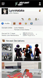 Mobile Screenshot of lynnmataka.deviantart.com