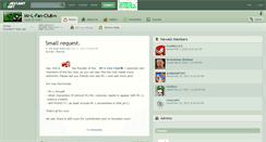 Desktop Screenshot of mr-l-fan-club.deviantart.com