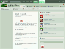 Tablet Screenshot of mr-l-fan-club.deviantart.com
