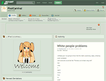 Tablet Screenshot of pixelcarnival.deviantart.com