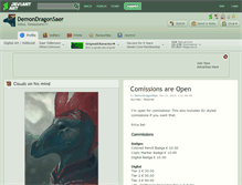 Tablet Screenshot of demondragonsaer.deviantart.com