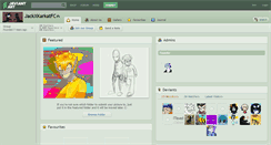 Desktop Screenshot of jackxkarkatfc.deviantart.com