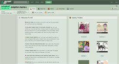 Desktop Screenshot of adoption-mania.deviantart.com