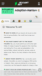 Mobile Screenshot of adoption-mania.deviantart.com
