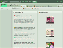 Tablet Screenshot of adoption-mania.deviantart.com