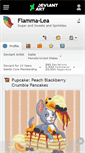 Mobile Screenshot of flamma-lea.deviantart.com