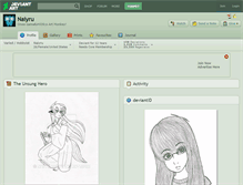 Tablet Screenshot of naiyru.deviantart.com