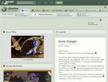 Tablet Screenshot of cjhonline.deviantart.com