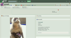 Desktop Screenshot of carmealii.deviantart.com