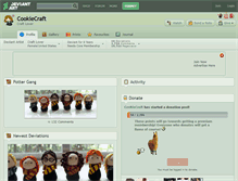 Tablet Screenshot of cookiecraft.deviantart.com