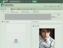 Tablet Screenshot of kittenia-rose.deviantart.com