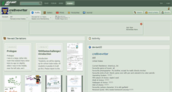Desktop Screenshot of cre8ivewriter.deviantart.com