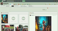 Desktop Screenshot of deathfeniks.deviantart.com