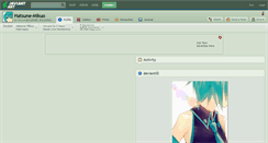 Desktop Screenshot of hatsune-mikuo.deviantart.com