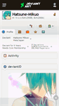 Mobile Screenshot of hatsune-mikuo.deviantart.com