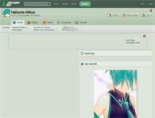 Tablet Screenshot of hatsune-mikuo.deviantart.com