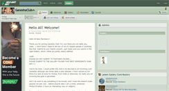 Desktop Screenshot of ganeshaclub.deviantart.com