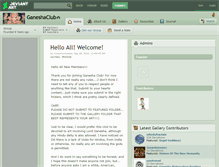 Tablet Screenshot of ganeshaclub.deviantart.com
