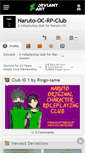 Mobile Screenshot of naruto-oc-rp-club.deviantart.com