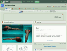 Tablet Screenshot of ambiguousres.deviantart.com