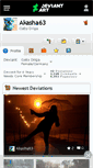 Mobile Screenshot of akasha63.deviantart.com