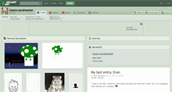 Desktop Screenshot of gaara-sandmaster.deviantart.com