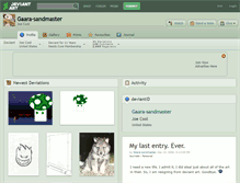 Tablet Screenshot of gaara-sandmaster.deviantart.com