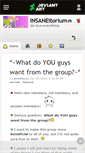 Mobile Screenshot of insaneitorium.deviantart.com