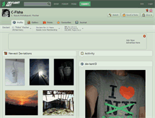 Tablet Screenshot of c-fisha.deviantart.com