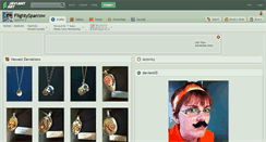 Desktop Screenshot of flightysparrow.deviantart.com