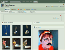 Tablet Screenshot of flightysparrow.deviantart.com