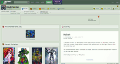 Desktop Screenshot of mindchamber.deviantart.com