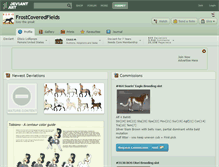 Tablet Screenshot of frostcoveredfields.deviantart.com