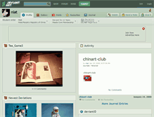 Tablet Screenshot of nlat.deviantart.com