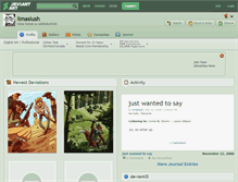 Tablet Screenshot of limaslush.deviantart.com