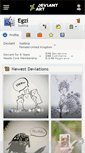 Mobile Screenshot of egzi.deviantart.com