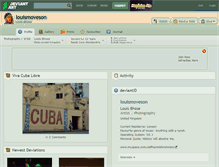 Tablet Screenshot of louismoveson.deviantart.com