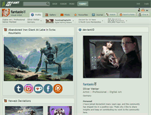 Tablet Screenshot of fantasio.deviantart.com