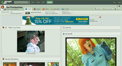 Desktop Screenshot of kontheheartless.deviantart.com