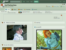 Tablet Screenshot of kontheheartless.deviantart.com