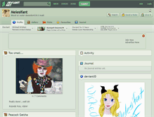 Tablet Screenshot of melesifant.deviantart.com