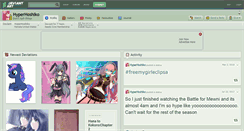 Desktop Screenshot of hyperhoshiko.deviantart.com