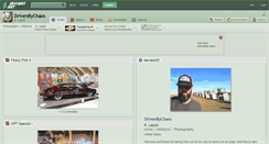 Desktop Screenshot of drivenbychaos.deviantart.com
