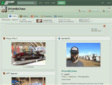 Tablet Screenshot of drivenbychaos.deviantart.com